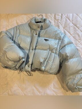 Prada | Jackets & Coats | Prada Feather Trimmed Wool Jacket It4